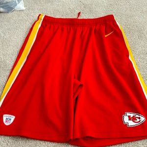 Nike Kansas City Chiefs shorts. Size Medium.